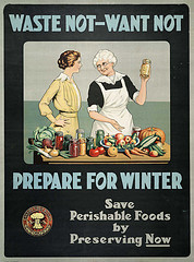 Waste Not –  Want Not. Canada Food Board, 1918, Photo Courtesy of Toronto Public Library (TRL)