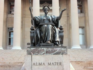 The Alma Mater statue of Columbia University